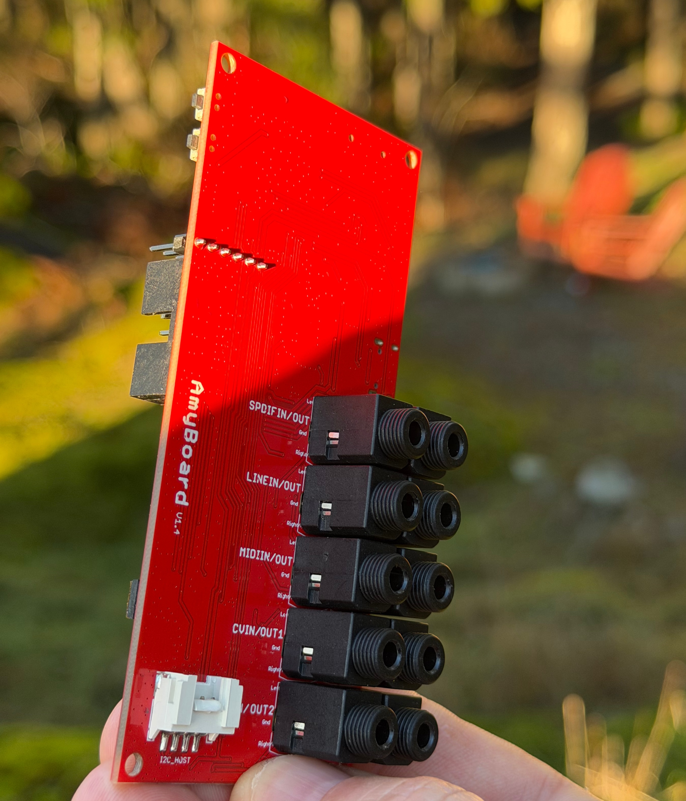 AMYboard outside